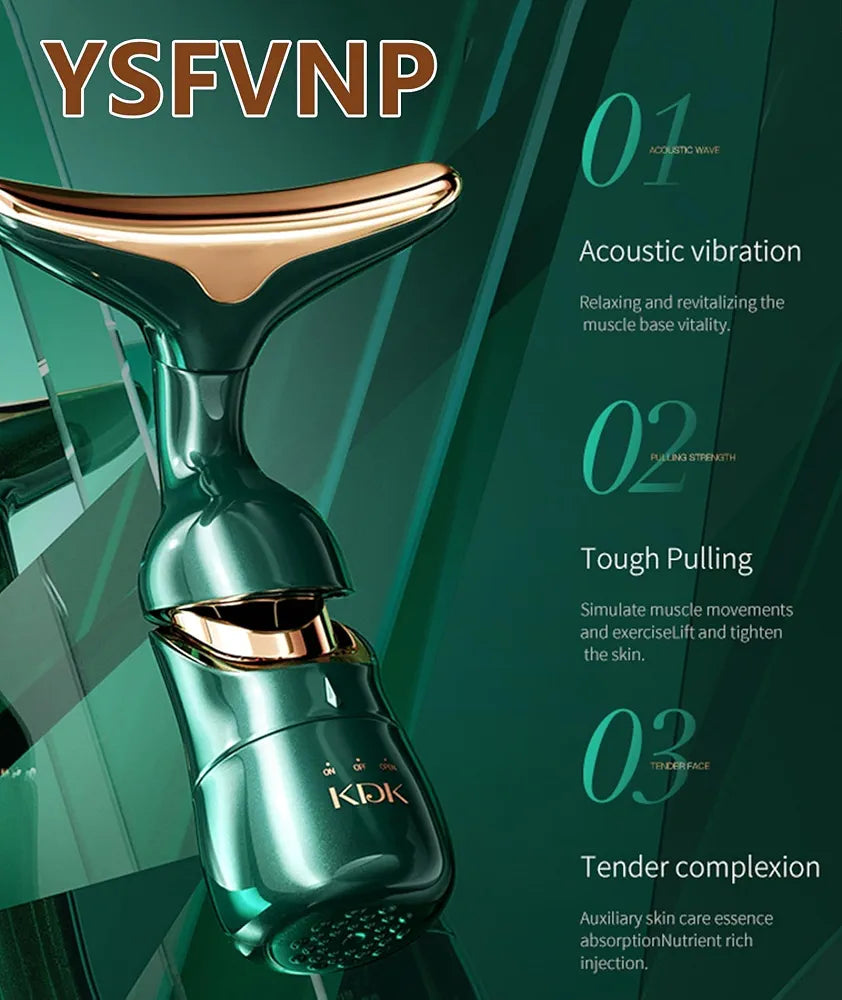3 in 1 Facial Massager Machine for Face, Anti Wrinkles Face Neck Eyes Massager, Facial Massager Set