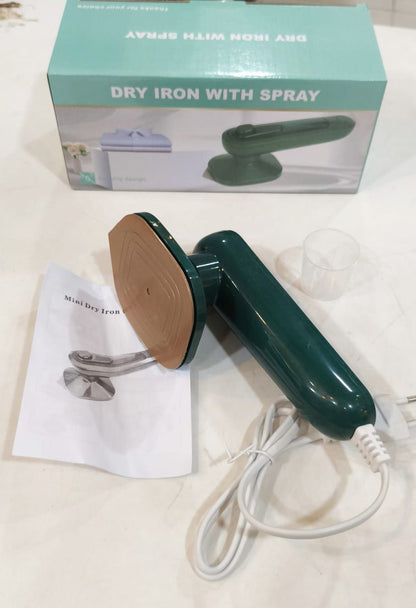 Mini Electric Portable Iron – Wet & Dry Travel Garment Steamer
